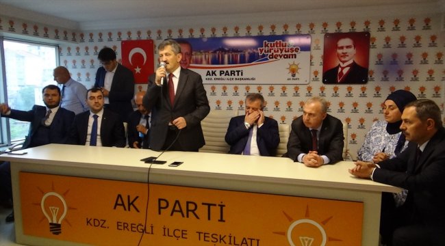 AK Parti Zonguldak milletvekili adayları Ereğli'de