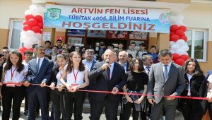 Artvin'de TÜBİTAK destekli bilim fuarı açıldı