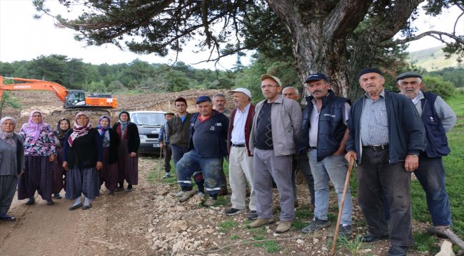 Köylülerden "taş ocağı" protestosu