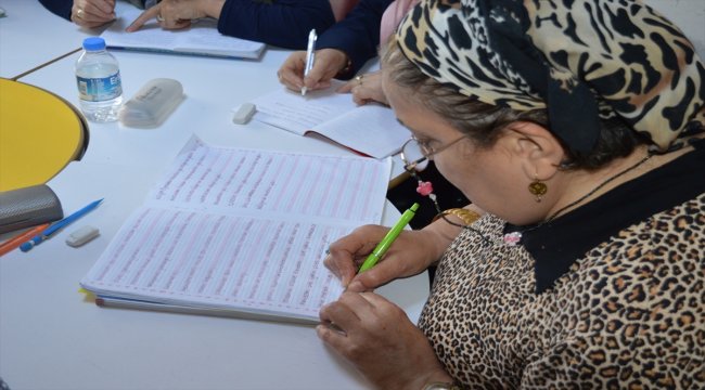 ORMEK'teki okuma yazma kursları devam ediyor