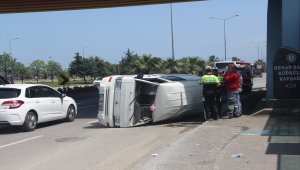 Samsun'da trafik kazası: 2 yaralı