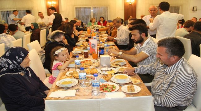 Giresun'da şehit ve gazi aileleri için iftar