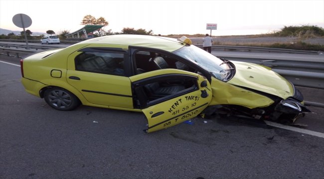 Giresun'da trafik kazası: 4 yaralı