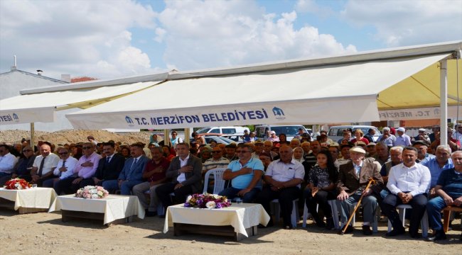 Merzifon'da cemevi temel atma töreni