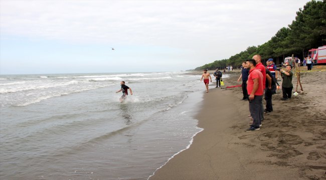 Ordu'da denize giren çocuk kayboldu