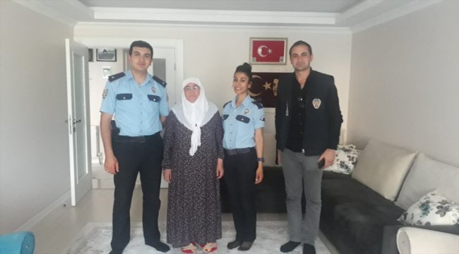 Polislerden şehit ailelerine ziyaret