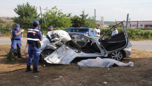 Samsun'da biçerdöver ile otomobil çarpıştı: 1 ölü, 3 yaralı