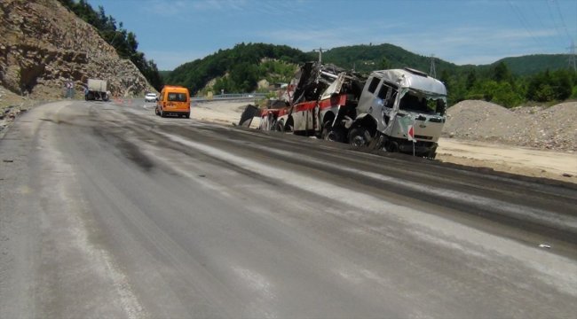 Zonguldak'ta trafik kazası: 1 yaralı