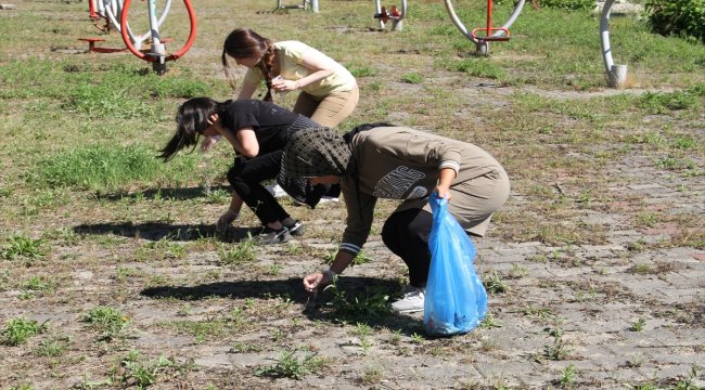 Yağlıdere'de çevre temizliği etkinliği