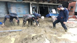 Düzce'deki su baskını ve toprak kayması