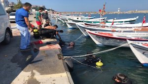 Zonguldak'ta deniz dibi temizliği yapıldı