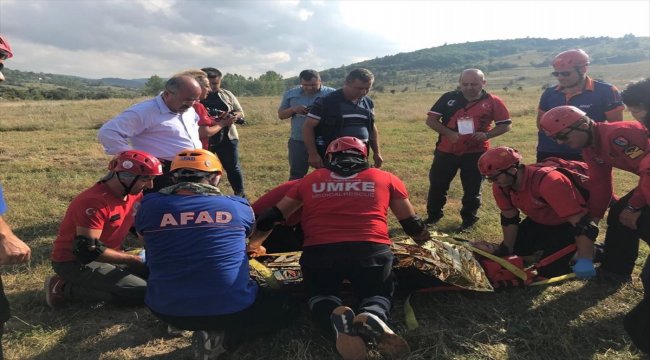 GÜNCELLEME 2 - Kanyonda ayağı kırılan kadın için kurtarma çalışması başlatıldı