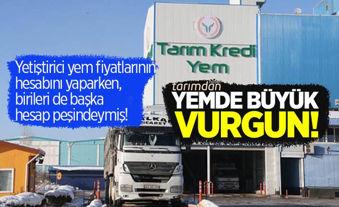 Tarım Kredi Yem'de büyük vurgun! Müfettişler raporu Merkez Birliğine sundu!