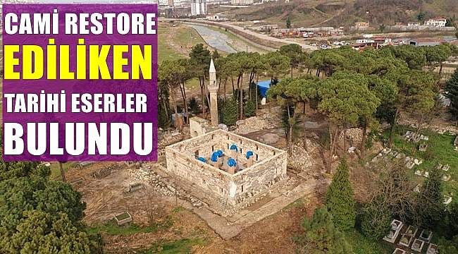 Ordu'da cami restorasyonu sırasında tarihi eserler bulundu