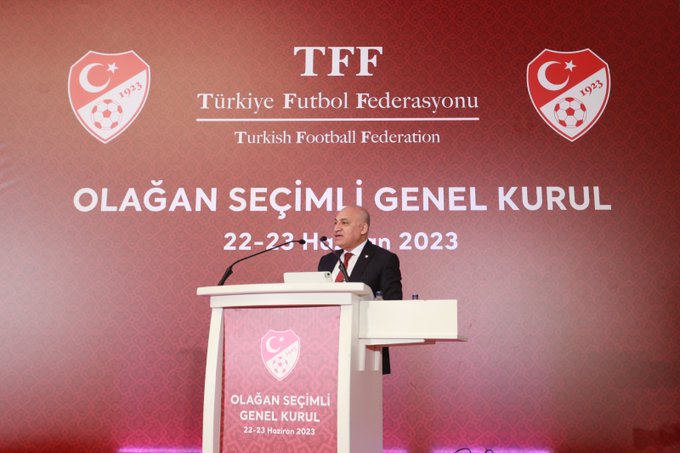 TFF Başkanı Mehmet Büyükekşi 4 yıllığına yeniden başkan seçildi