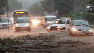 Samsun'da Şiddetli Yağış Nedeniyle  Eğitime Ara Verildi