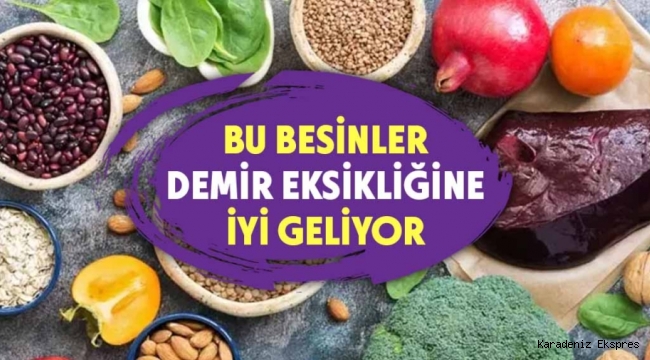 BU BESİNLER DEMİR EKSİKLİĞİNE İYİ GELİYOR