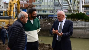 Başkan Kul Terme Çayı Islah Projesi ile ilgili çalışmalara devam ediyor