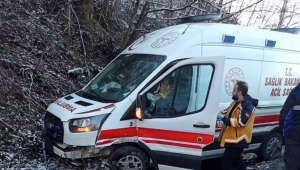 Gölköy 'de Ambulans ile Otomobil Çarpıştı: 2 Yaralı 