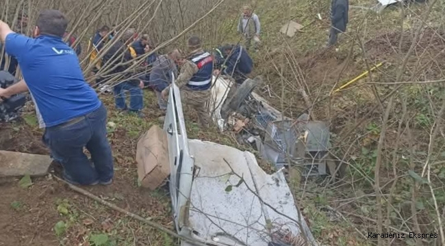 Ordu da Aracı Fındık Bahçesine Yuvarlandı: 3 Personel Yaralandı 