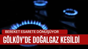 Gölköy İlçesinde Yoğun Kar Yağışı Nedeniyle Doğal Gaz Akışı Durduruldu