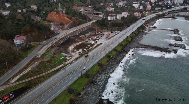  Rize’nin Yeni Otobüs Terminalinde Çalışmalar Hız Kesmeden Devam Ediyor