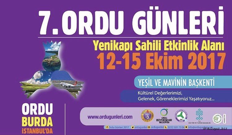 7. Ordu Günleri Yenikapı'da Başlıyor