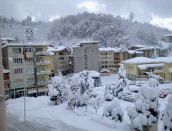 GÖLKÖY'DEN MUHTEŞEM KAR MANZARALARI