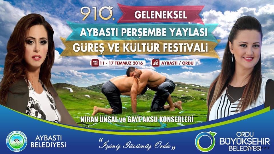 Aybastı Perşembe Yaylası Güreş ve Kültür Festivali başladı