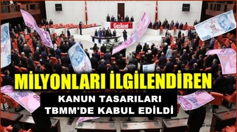 'Borçlara yapılandırma, emekliye ikramiye' tasarısı yasalaştı