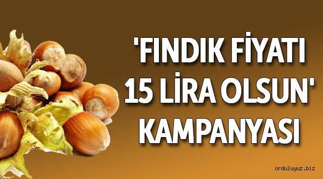 'FINDIK FİYATI 15 LİRA OLSUN' KAMPANYASINA REKOR PAYLAŞIM VE DESTEK