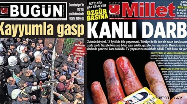 Gasp düzeninin kayyumu gazeteyi savunanlara kapıyı gösterdi