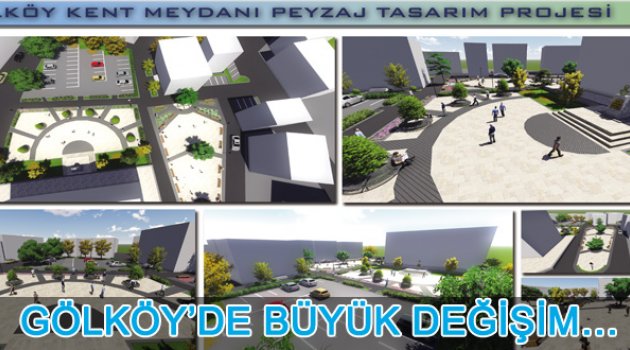 Gölköy’de Meydan Düzenleme Projesi Hazır