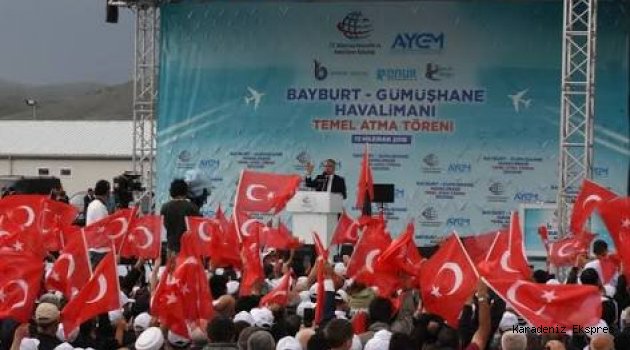 Gümüşhane-Bayburt Havalimanı temel atma töreni