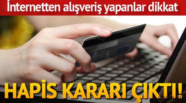 İnternet dolandırıcılığına 6 yıl hapis