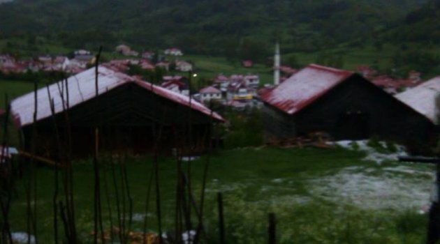 Kabataş, Aybastı ve Mesudiyeyi DOLU vurdu