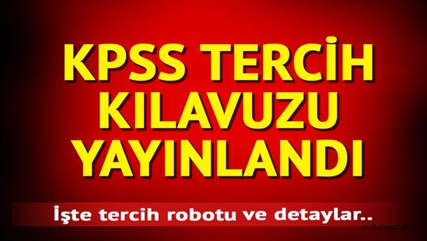 KPSS tercih kılavuzu ve başvurusu erişime açıldı! İşte nitelik kodları