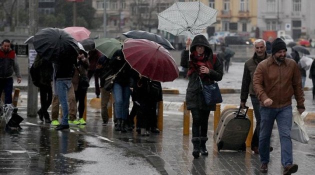 Meteoroloji'den 8 İle Sağanak, 7 İle Yerel Kuvvetli Yağış Uyarısı