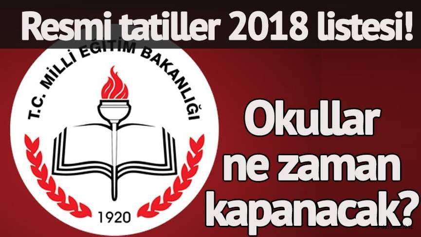 MİLLİ EĞİTİM BAKANLIĞINDAN TATİL AÇIKLAMASI..!!