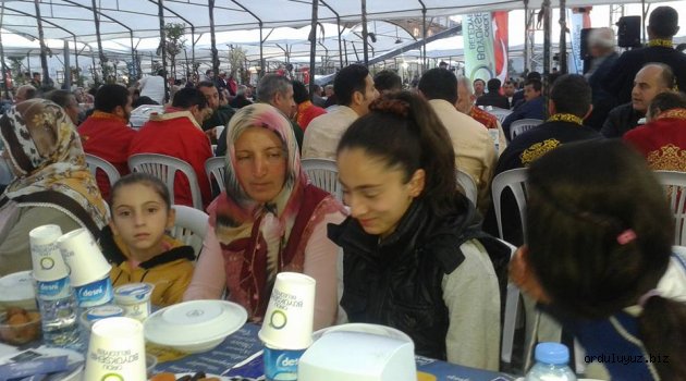 Ordu BŞB Başkanı Enver Yılmaz bey, Gölköy'de iftar programına katıldı