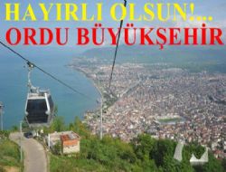 Ordu Büyükşehir Hayırlı Olsun