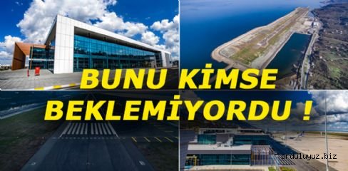 Ordu-Giresun Havalimanı tahminleri aştı!...