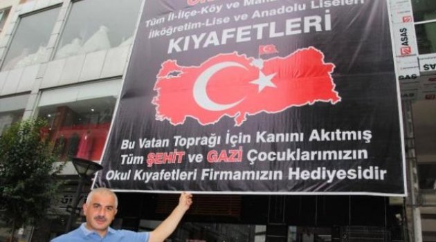 Ordu'da Şehit ve Gazi Çocuklarına Okul Kıyafetleri Hediye