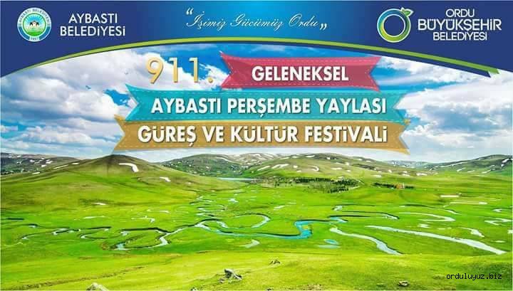 Perşembe Yaylası festivali başlıyor