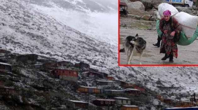 Rize'ye Haziran ayında kar yağdı