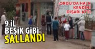 Erbaa'da deprem oldu Ordu sallandı! Halk kendini dışarı attı