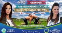 Aybastı Perşembe Yaylası Güreş ve Kültür Festivali başladı