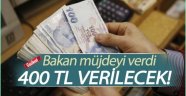 Bakan Sarıeroğlu, kadınlara 400 TL çocuk bakım desteği müjdesi verdi