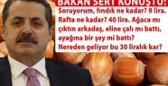 Gıda, Tarım ve Hayvancılık Bakanı Faruk Çelik Fındık Fiyatları Konusunda Konuştu