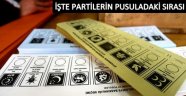 İŞTE PARTİLERİN SEÇİM PUSULASINDAKİ SIRASI